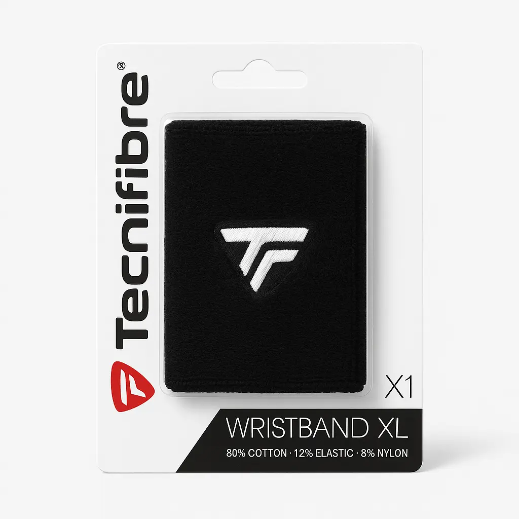 Tecnifibre-Schweißband – 2er-Pack Frottee-Schweißbänder