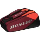 Dunlop CX PSA 12 Rackets - Noir / Rouge - Sac de Squash