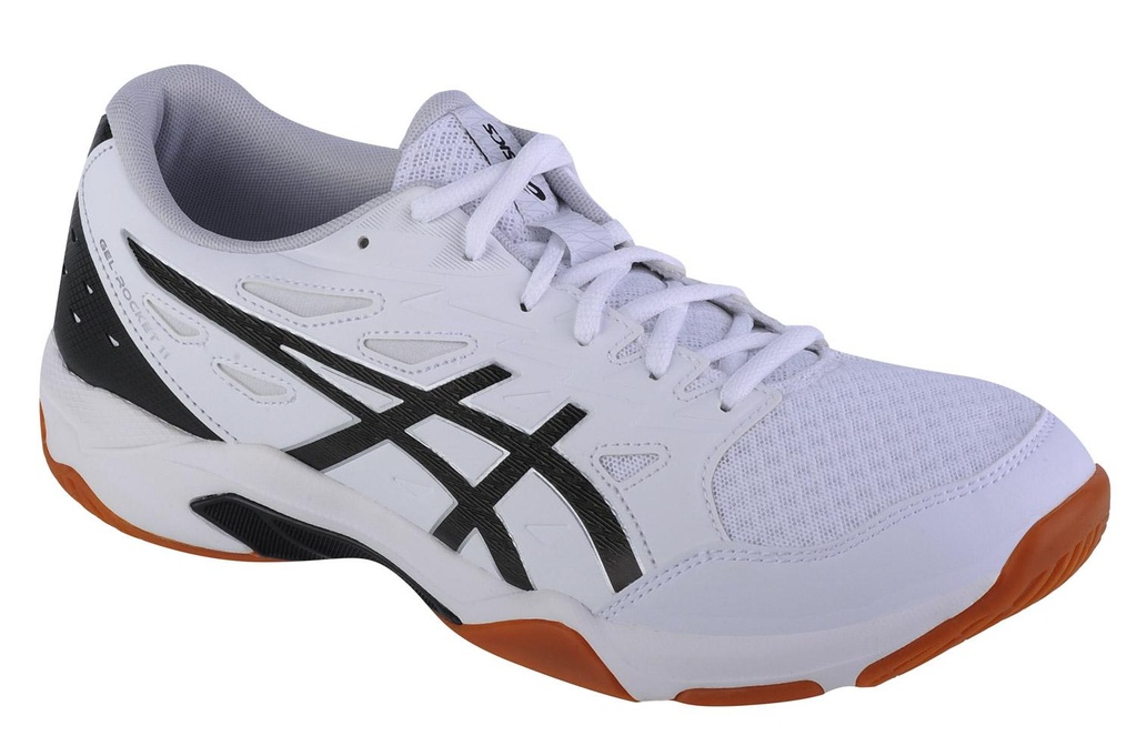 Asics Gel Rocket 11 - Blanco / Plata puro - Zapatillas de squash / racquetball (42)