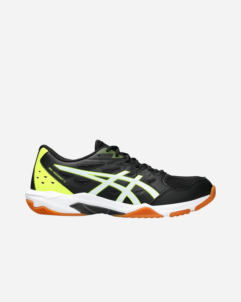 Asics Gel Rocket 11 - Black / White - Chaussure de Squash / Racquetball (42)