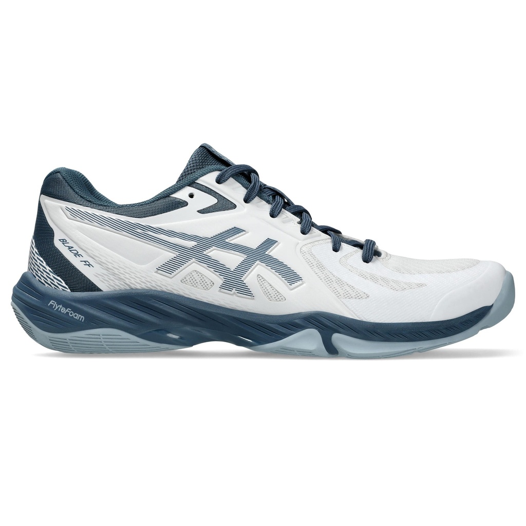 Asics Blade FF - Blanco / Índigo vintage - Zapatillas de squash / racquetball (40.5)