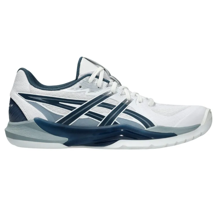Asics Powerbreak FF - White / Vintage Indigo - Chaussure de Squash / Racquetball (42)