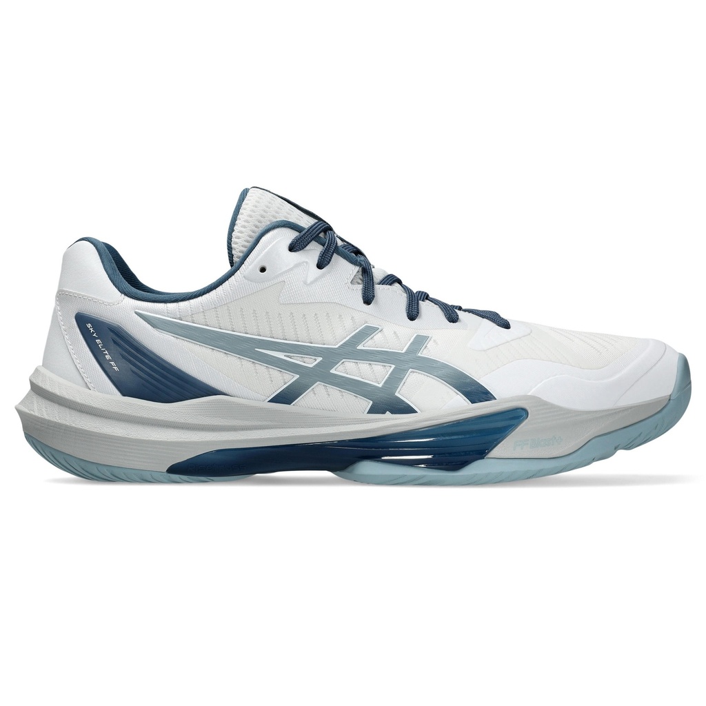 Asics Sky Elite FF 3 - White / Dolphin Grey - Chaussure de Squash / Racquetball (42.5)