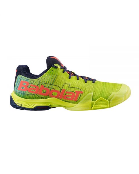Babolat Jet Premura - Jaune Fluo / Noir - Chaussure de Squash / Racquetball