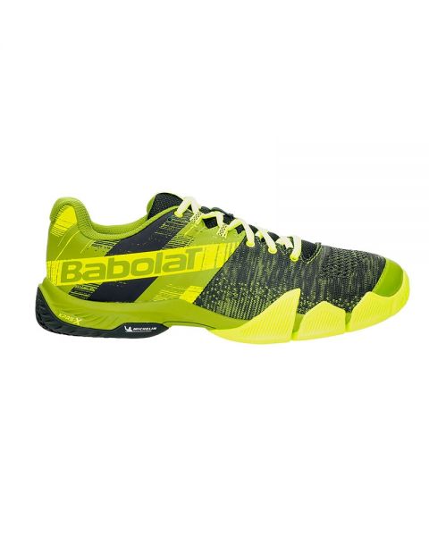 Babolat Movea - Green / Grey - Chaussure de Squash / Racquetball
