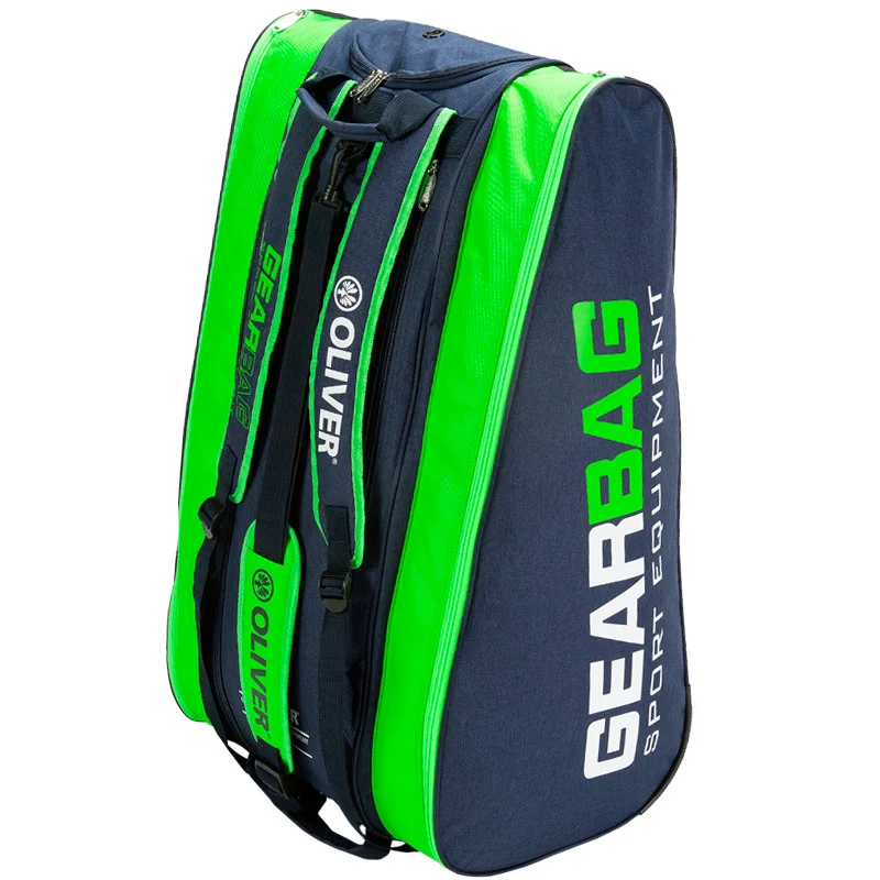 Oliver Gearbag 12 rackets - Blauw/Groen - Squashtas