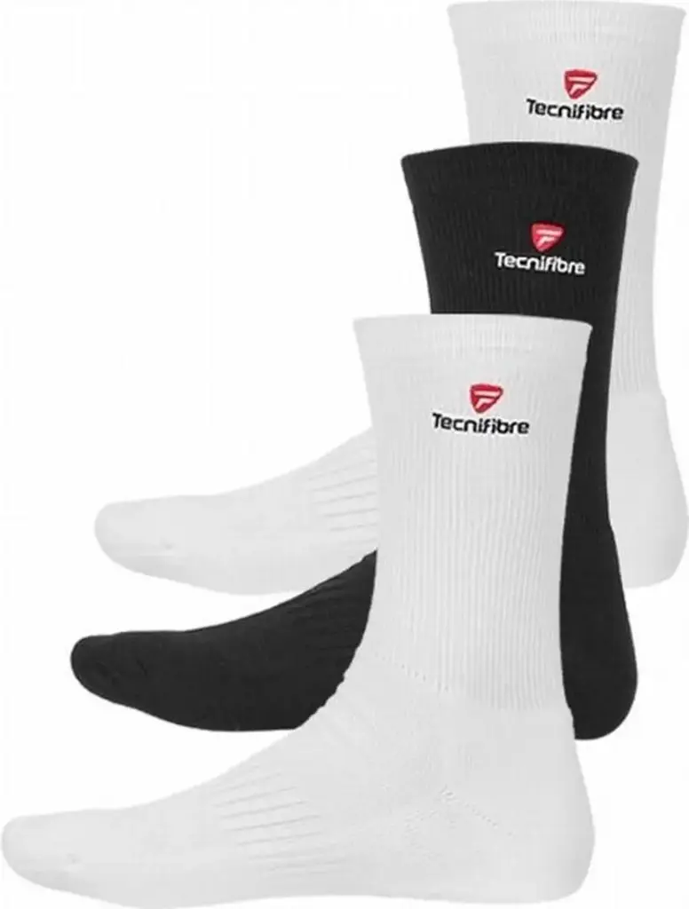 Tecnifibre - Zwart / Wit - 3 paar sokken