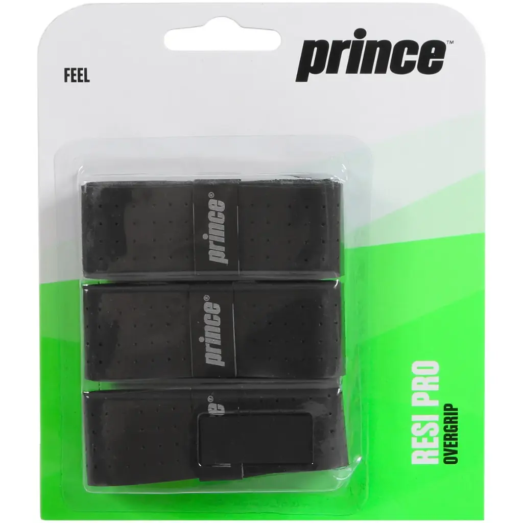 Prince Dura Pro+ - Zwart - Set van 3 overgrips