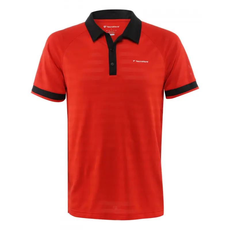 Polo Tecnifibre F3 X-Cool - Rojo / Negro