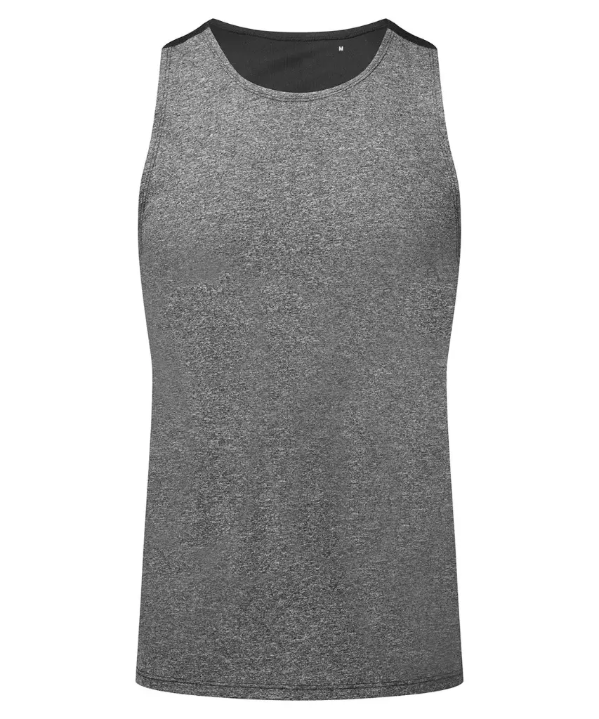 Camiseta TriDri TR051 - Negro jaspeado