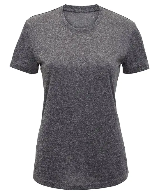 TriDri T-shirt TR020 - Gemêleerd zwart