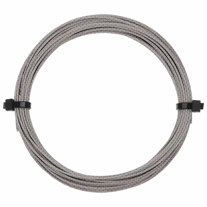 Ashaway SuperNick XL Ti 17 1,25 mm - Gris - Bobina de cordaje de squash de 10 m a granel