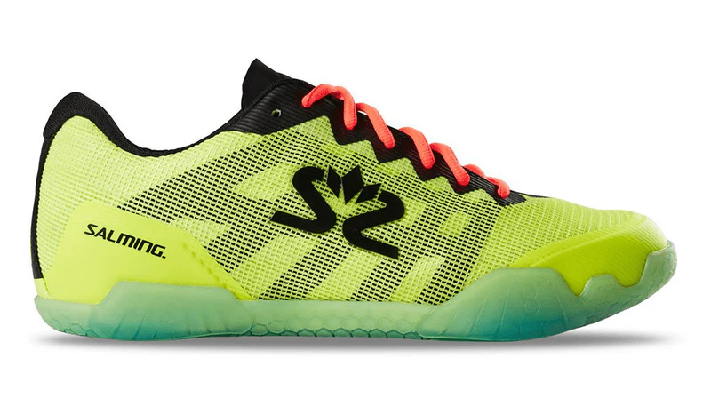 Salming Hawk - Safety Yellow / Black - Squash / Racquetball Shoe