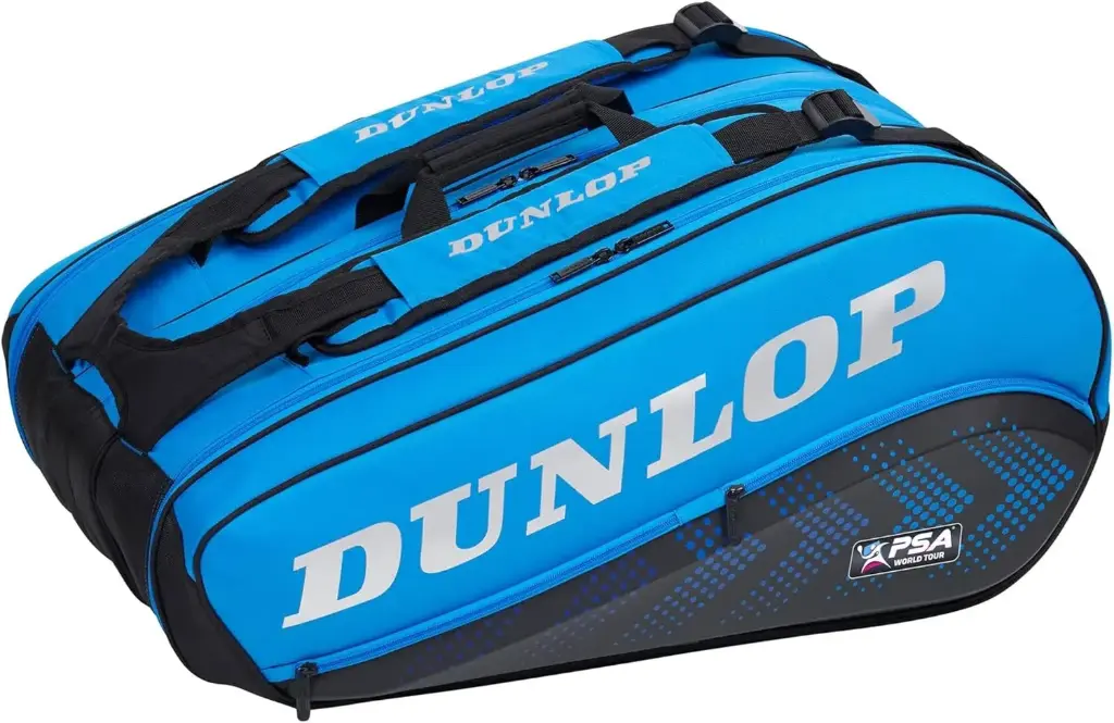 Dunlop CX Team 12 Rackets - Black / Red - Squash Bag