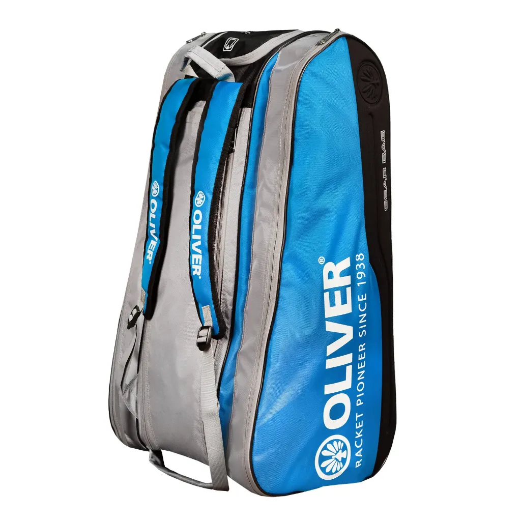 Oliver Gearbag Extend 12 Rackets - Blauw / Zilver - Squashtas