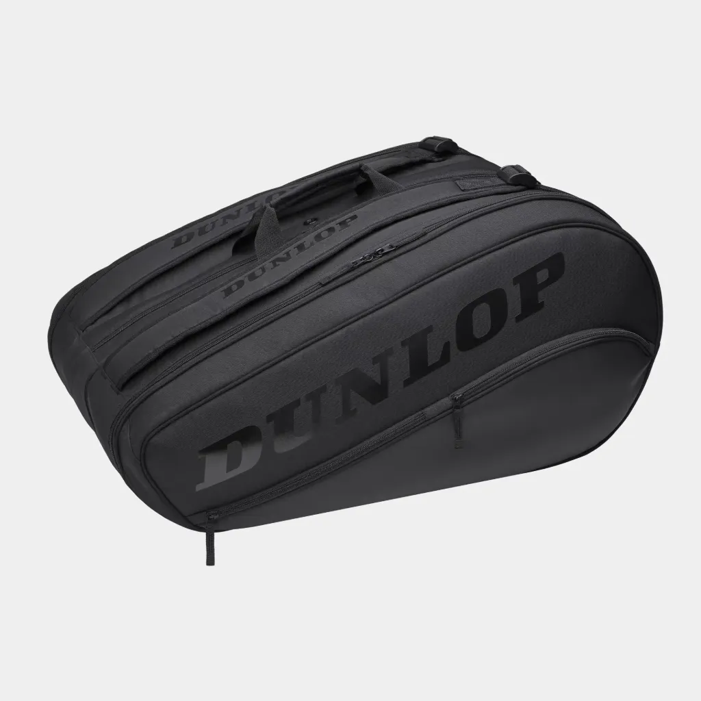 Dunlop Team 12 rackets - Zwart - Squashtas
