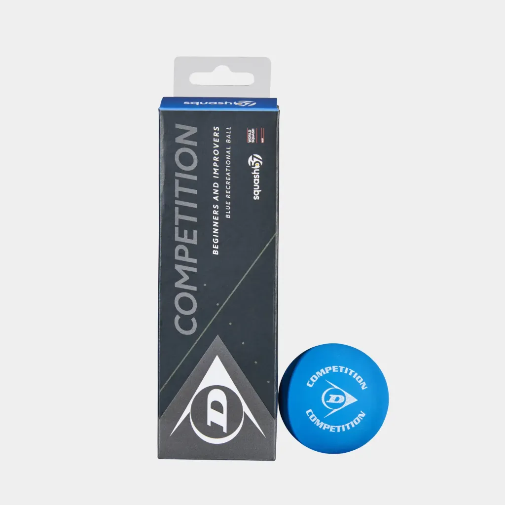 Dunlop Competition – zestaw 3 piłek do racquetballa