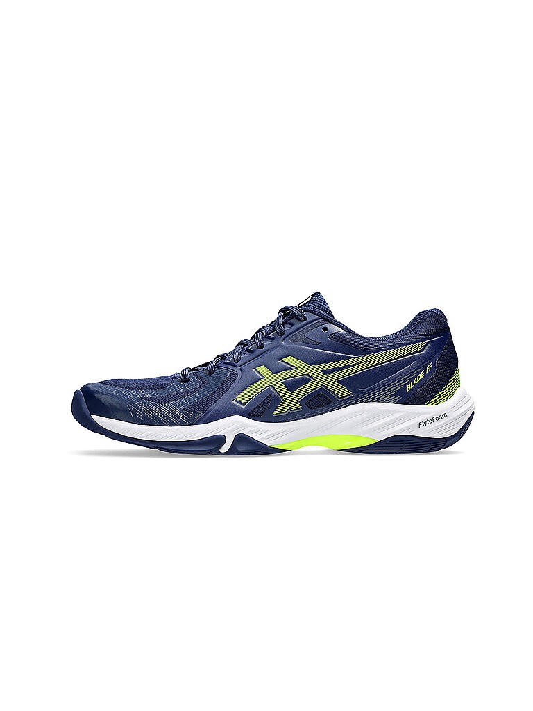 Asics Blade FF - Blue Expanse / Safety Yellow - Zapatillas de squash / racquetball (40.5)